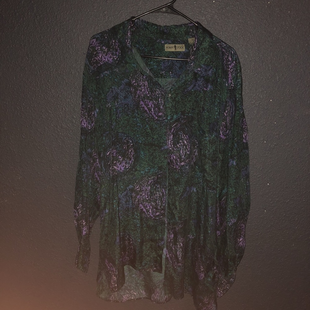 Robert Stock silk button up